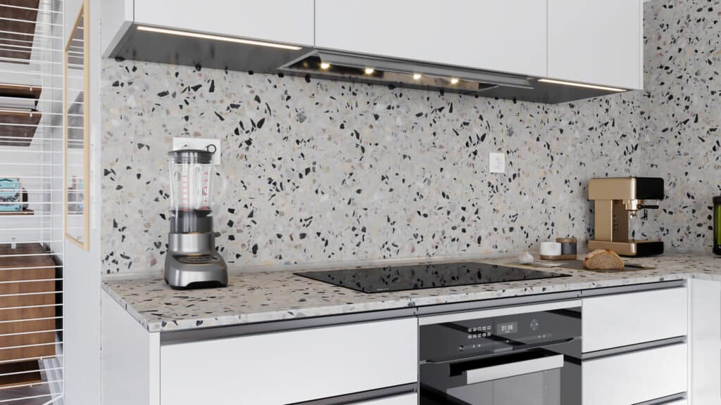 stone kitchen backsplash