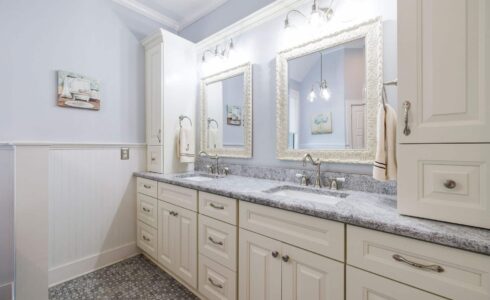 granite bathroom countertops